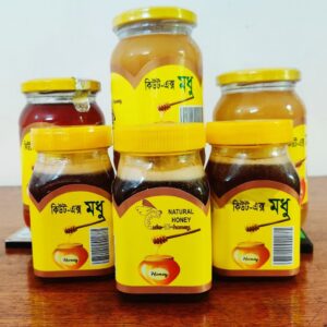 100% Pure and Chemical free 1KG Mustard Flower Honey.