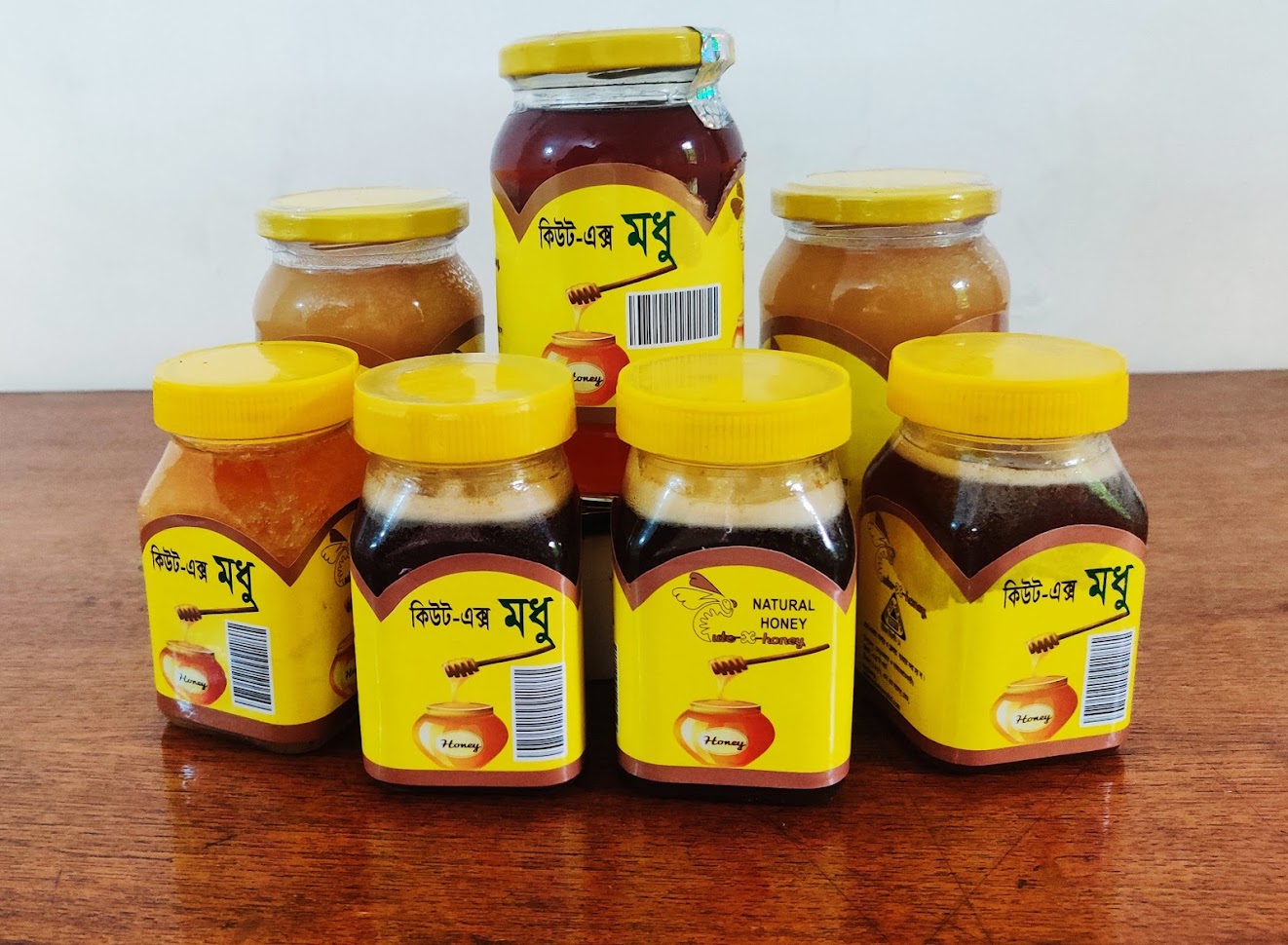 100% Pure and Chemical free 100Gm Mustard Flower Honey